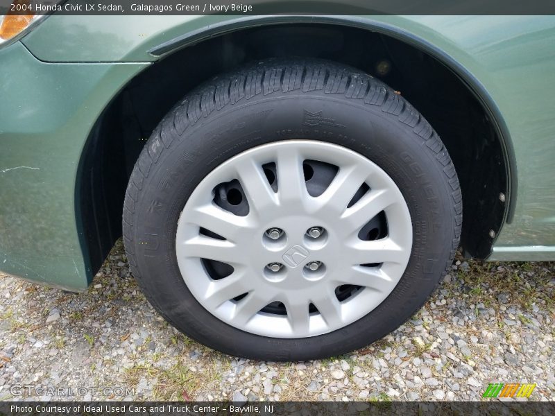 Galapagos Green / Ivory Beige 2004 Honda Civic LX Sedan