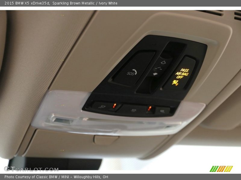 Sparkling Brown Metallic / Ivory White 2015 BMW X5 xDrive35d