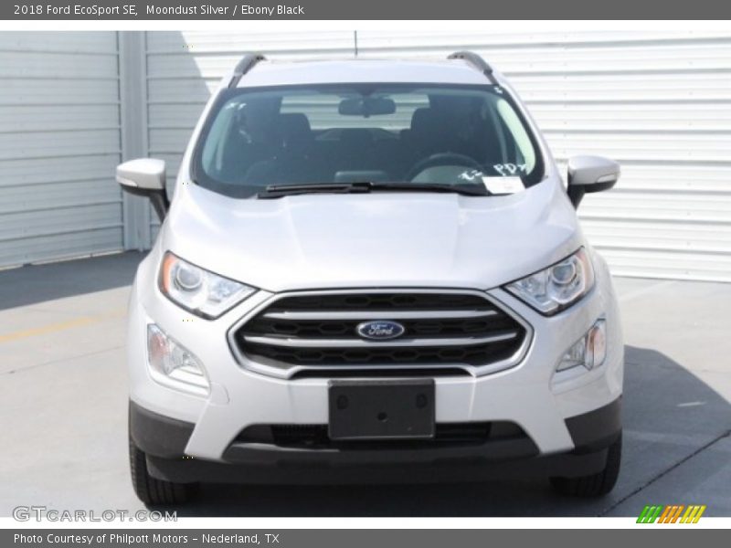 Moondust Silver / Ebony Black 2018 Ford EcoSport SE