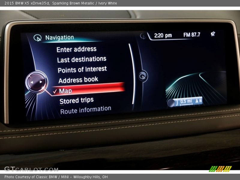 Sparkling Brown Metallic / Ivory White 2015 BMW X5 xDrive35d