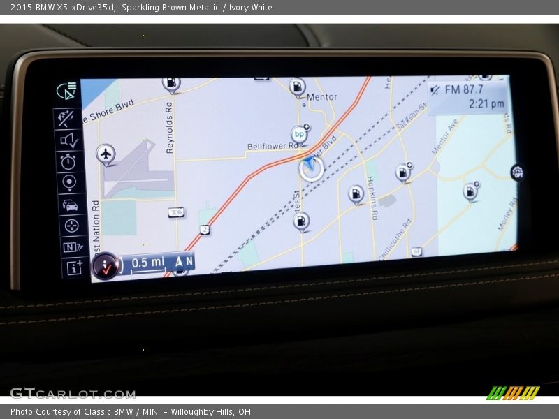 Sparkling Brown Metallic / Ivory White 2015 BMW X5 xDrive35d