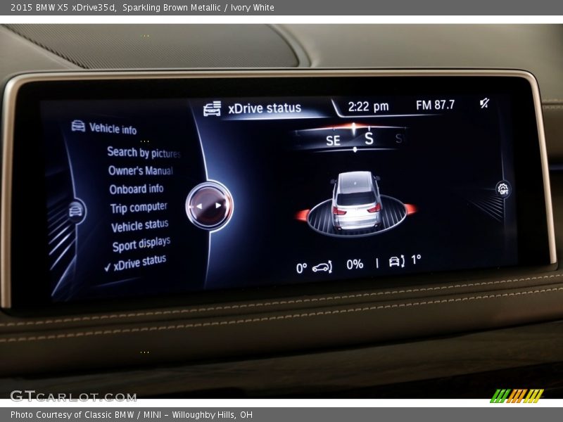 Sparkling Brown Metallic / Ivory White 2015 BMW X5 xDrive35d