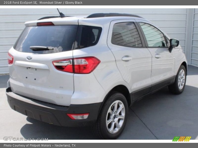 Moondust Silver / Ebony Black 2018 Ford EcoSport SE