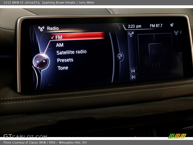 Sparkling Brown Metallic / Ivory White 2015 BMW X5 xDrive35d