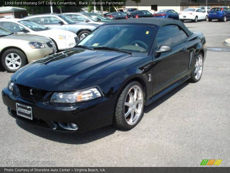 Black / Medium Parchment 1999 Ford Mustang SVT Cobra Convertible