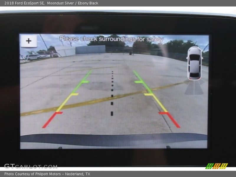 Moondust Silver / Ebony Black 2018 Ford EcoSport SE