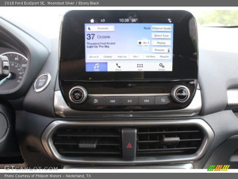 Moondust Silver / Ebony Black 2018 Ford EcoSport SE