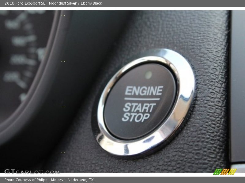Moondust Silver / Ebony Black 2018 Ford EcoSport SE