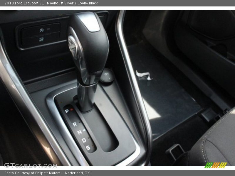 Moondust Silver / Ebony Black 2018 Ford EcoSport SE