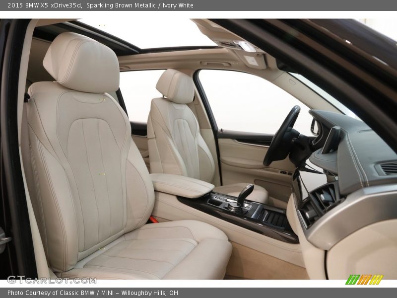 Sparkling Brown Metallic / Ivory White 2015 BMW X5 xDrive35d