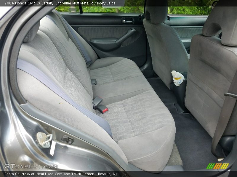 Shoreline Mist Metallic / Ivory Beige 2004 Honda Civic LX Sedan