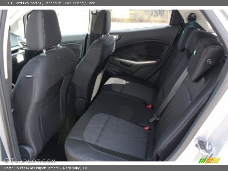 Moondust Silver / Ebony Black 2018 Ford EcoSport SE
