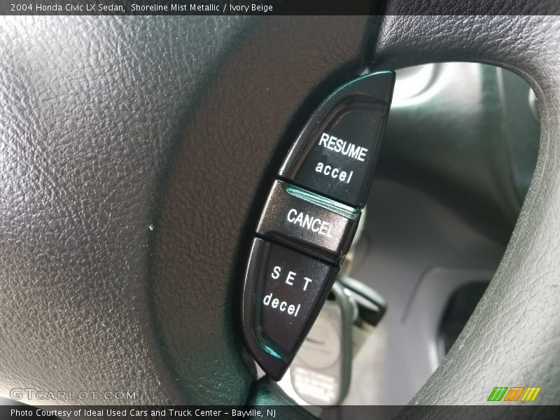 Shoreline Mist Metallic / Ivory Beige 2004 Honda Civic LX Sedan