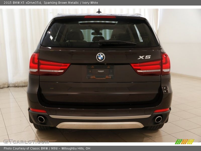 Sparkling Brown Metallic / Ivory White 2015 BMW X5 xDrive35d