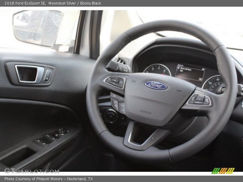 Moondust Silver / Ebony Black 2018 Ford EcoSport SE