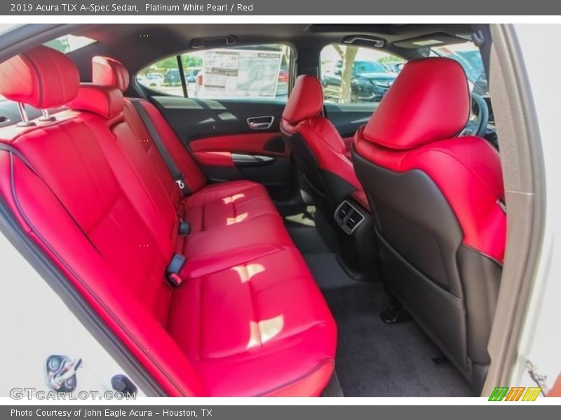 Rear Seat of 2019 TLX A-Spec Sedan