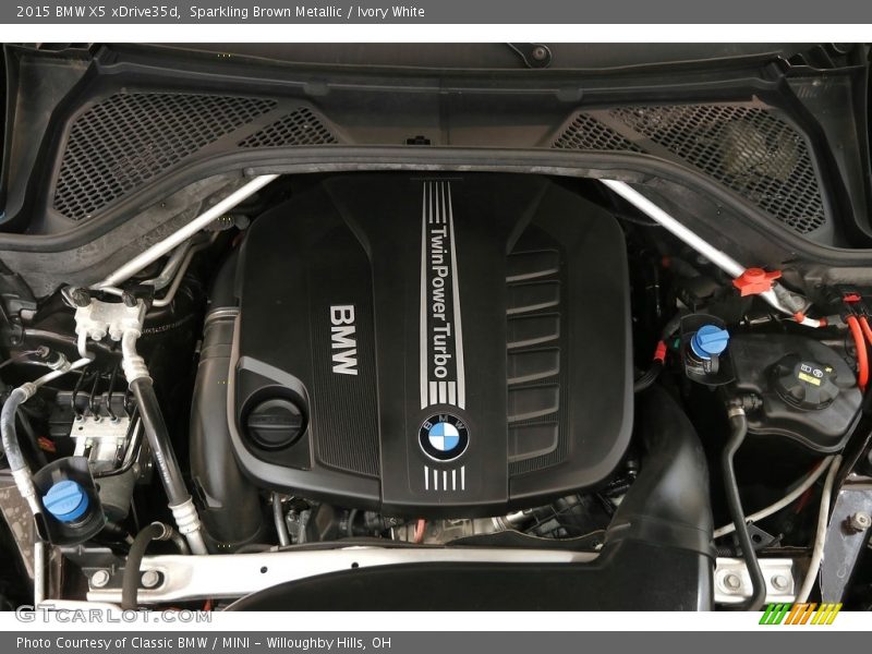 Sparkling Brown Metallic / Ivory White 2015 BMW X5 xDrive35d