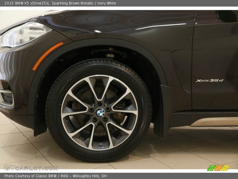 Sparkling Brown Metallic / Ivory White 2015 BMW X5 xDrive35d