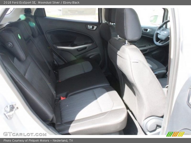 Moondust Silver / Ebony Black 2018 Ford EcoSport SE