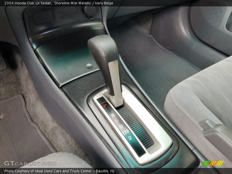 Shoreline Mist Metallic / Ivory Beige 2004 Honda Civic LX Sedan