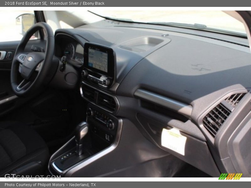 Moondust Silver / Ebony Black 2018 Ford EcoSport SE
