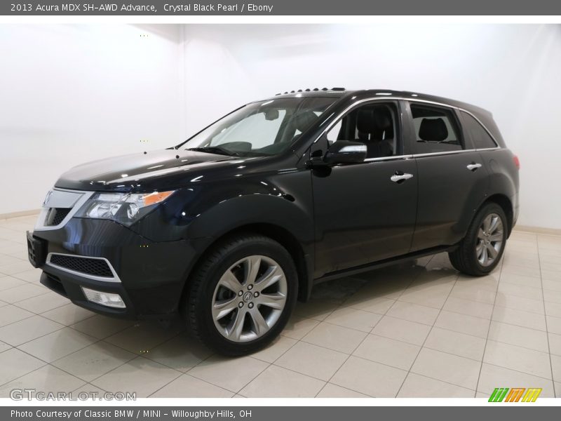 Crystal Black Pearl / Ebony 2013 Acura MDX SH-AWD Advance