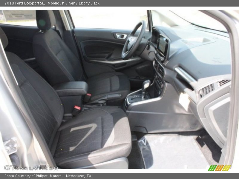 Moondust Silver / Ebony Black 2018 Ford EcoSport SE