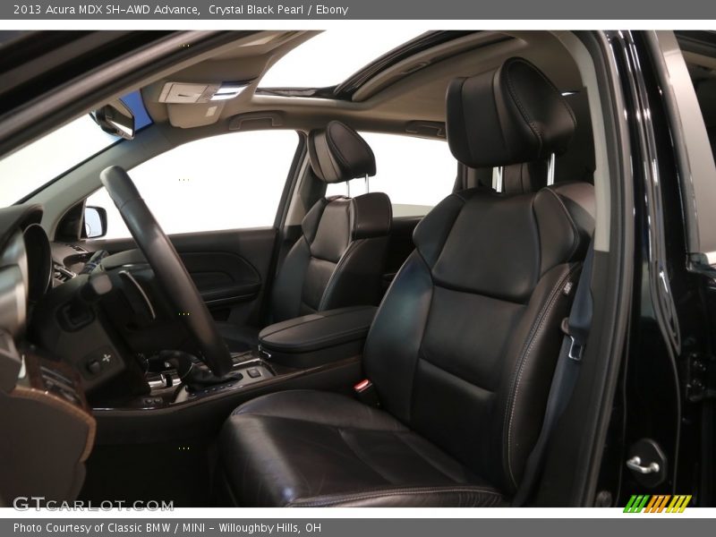 Crystal Black Pearl / Ebony 2013 Acura MDX SH-AWD Advance