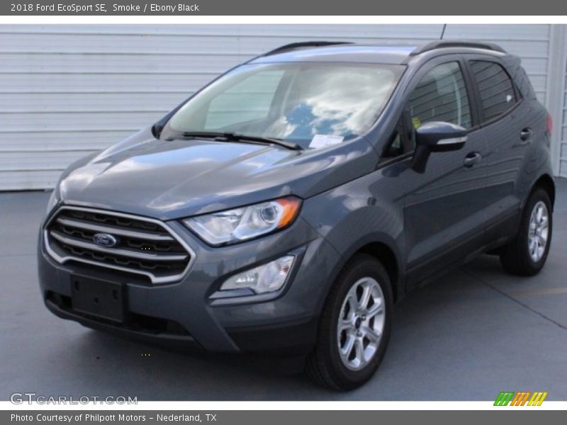 Smoke / Ebony Black 2018 Ford EcoSport SE