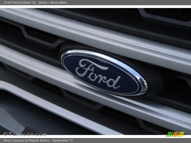 Smoke / Ebony Black 2018 Ford EcoSport SE