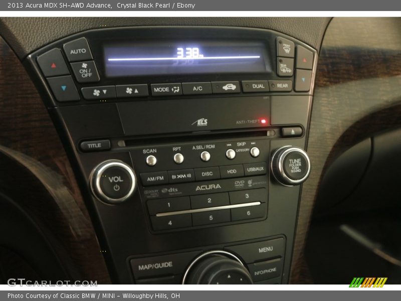 Crystal Black Pearl / Ebony 2013 Acura MDX SH-AWD Advance