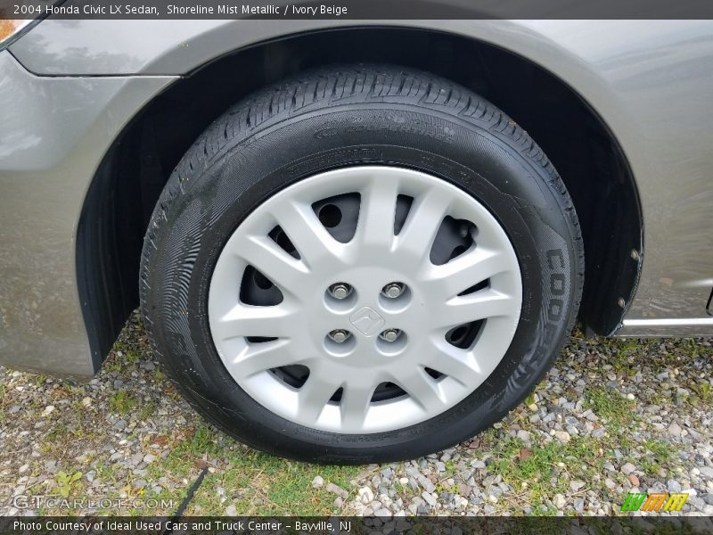 Shoreline Mist Metallic / Ivory Beige 2004 Honda Civic LX Sedan