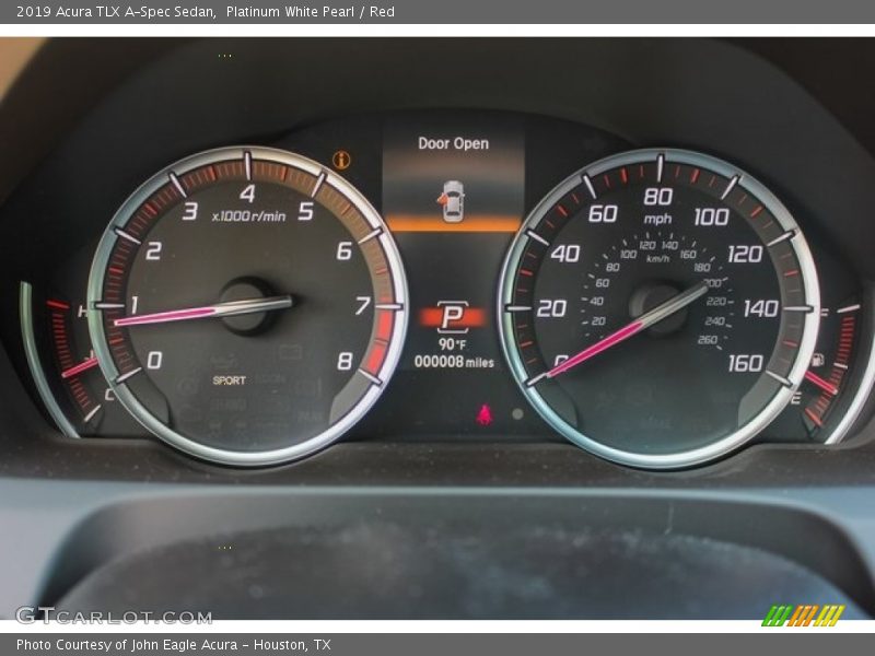  2019 TLX A-Spec Sedan A-Spec Sedan Gauges