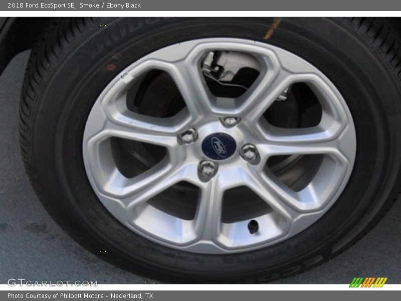 Smoke / Ebony Black 2018 Ford EcoSport SE