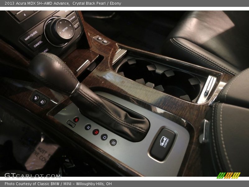 Crystal Black Pearl / Ebony 2013 Acura MDX SH-AWD Advance