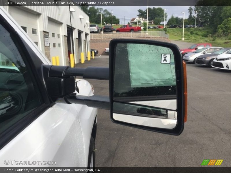 Super White / Graphite 2018 Toyota Tundra SR Double Cab 4x4