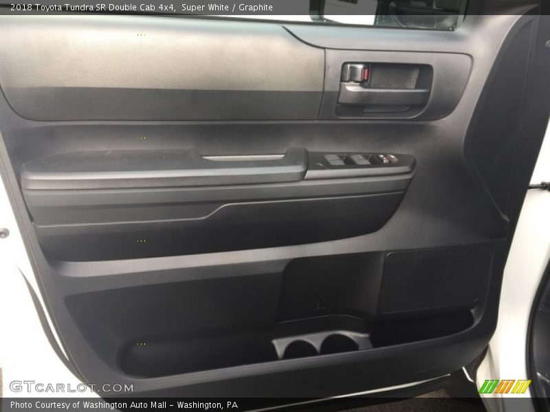 Super White / Graphite 2018 Toyota Tundra SR Double Cab 4x4