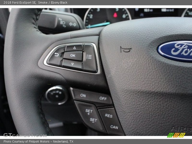 Smoke / Ebony Black 2018 Ford EcoSport SE