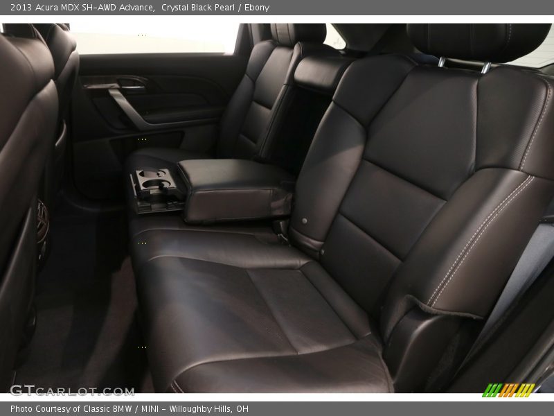 Crystal Black Pearl / Ebony 2013 Acura MDX SH-AWD Advance