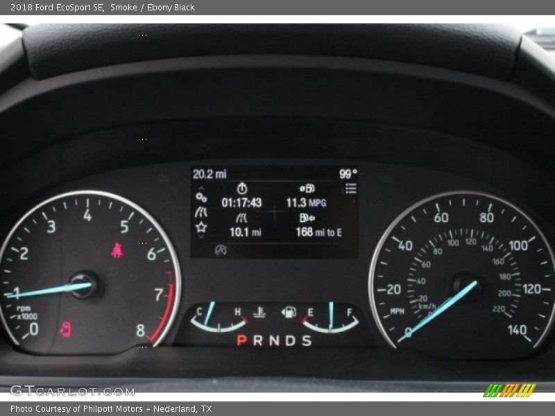 Smoke / Ebony Black 2018 Ford EcoSport SE