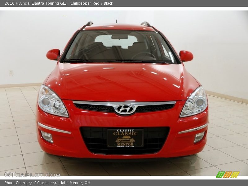Chilipepper Red / Black 2010 Hyundai Elantra Touring GLS