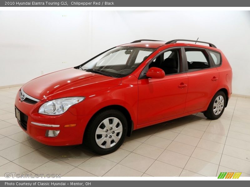 Chilipepper Red / Black 2010 Hyundai Elantra Touring GLS