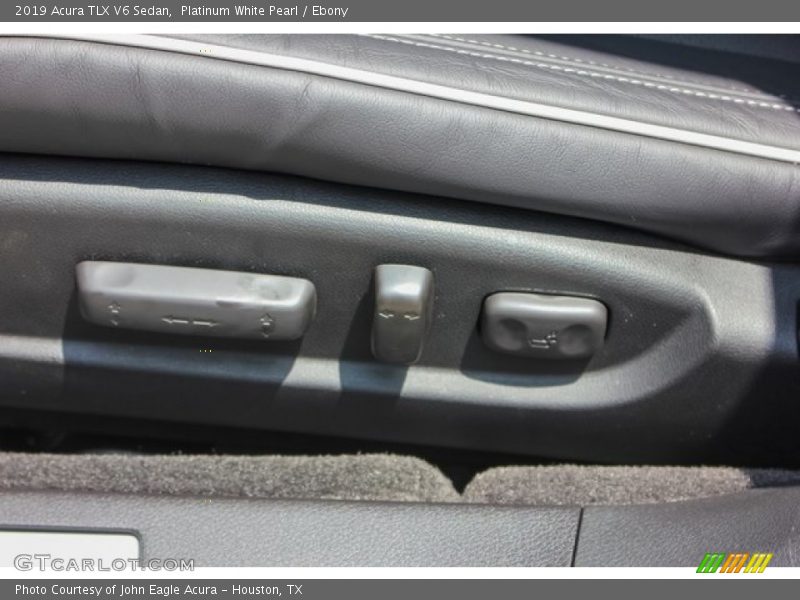 Platinum White Pearl / Ebony 2019 Acura TLX V6 Sedan