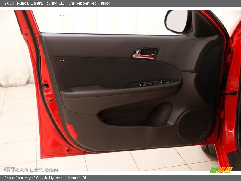 Chilipepper Red / Black 2010 Hyundai Elantra Touring GLS