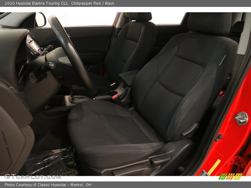 Chilipepper Red / Black 2010 Hyundai Elantra Touring GLS