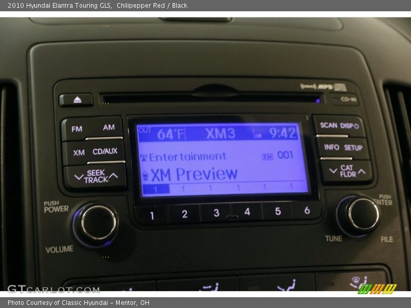 Chilipepper Red / Black 2010 Hyundai Elantra Touring GLS