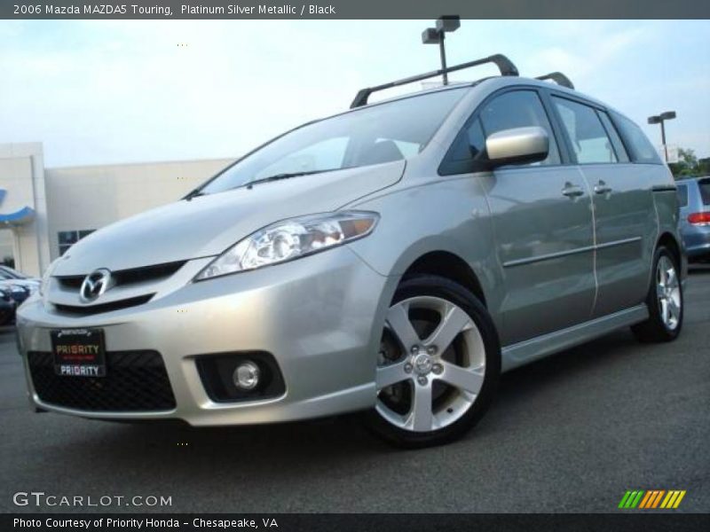 Platinum Silver Metallic / Black 2006 Mazda MAZDA5 Touring