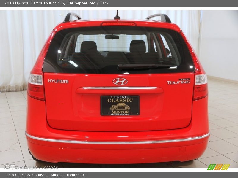 Chilipepper Red / Black 2010 Hyundai Elantra Touring GLS