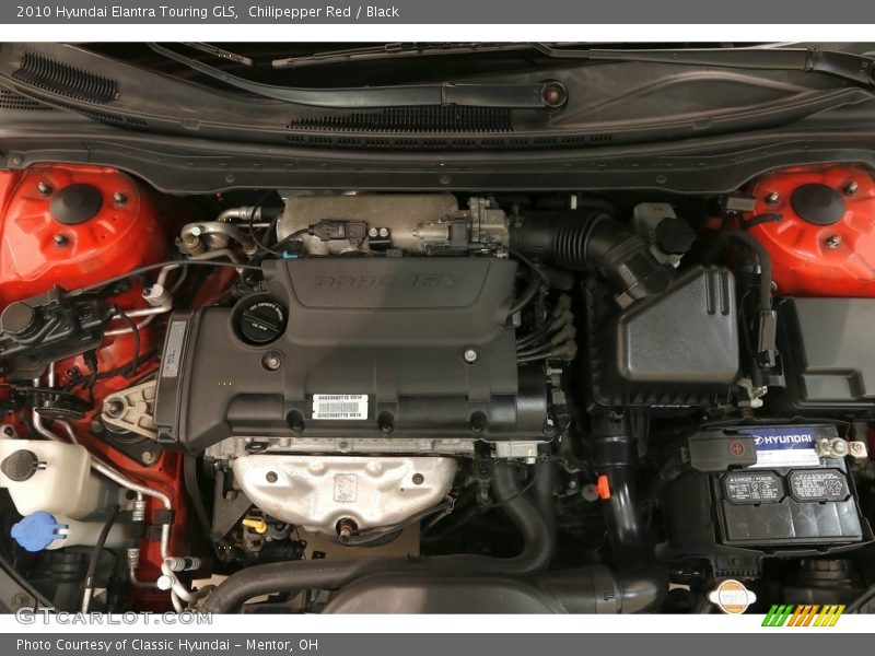 Chilipepper Red / Black 2010 Hyundai Elantra Touring GLS