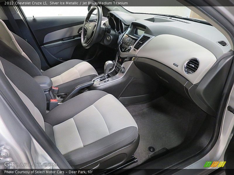 Silver Ice Metallic / Jet Black/Medium Titanium 2012 Chevrolet Cruze LS